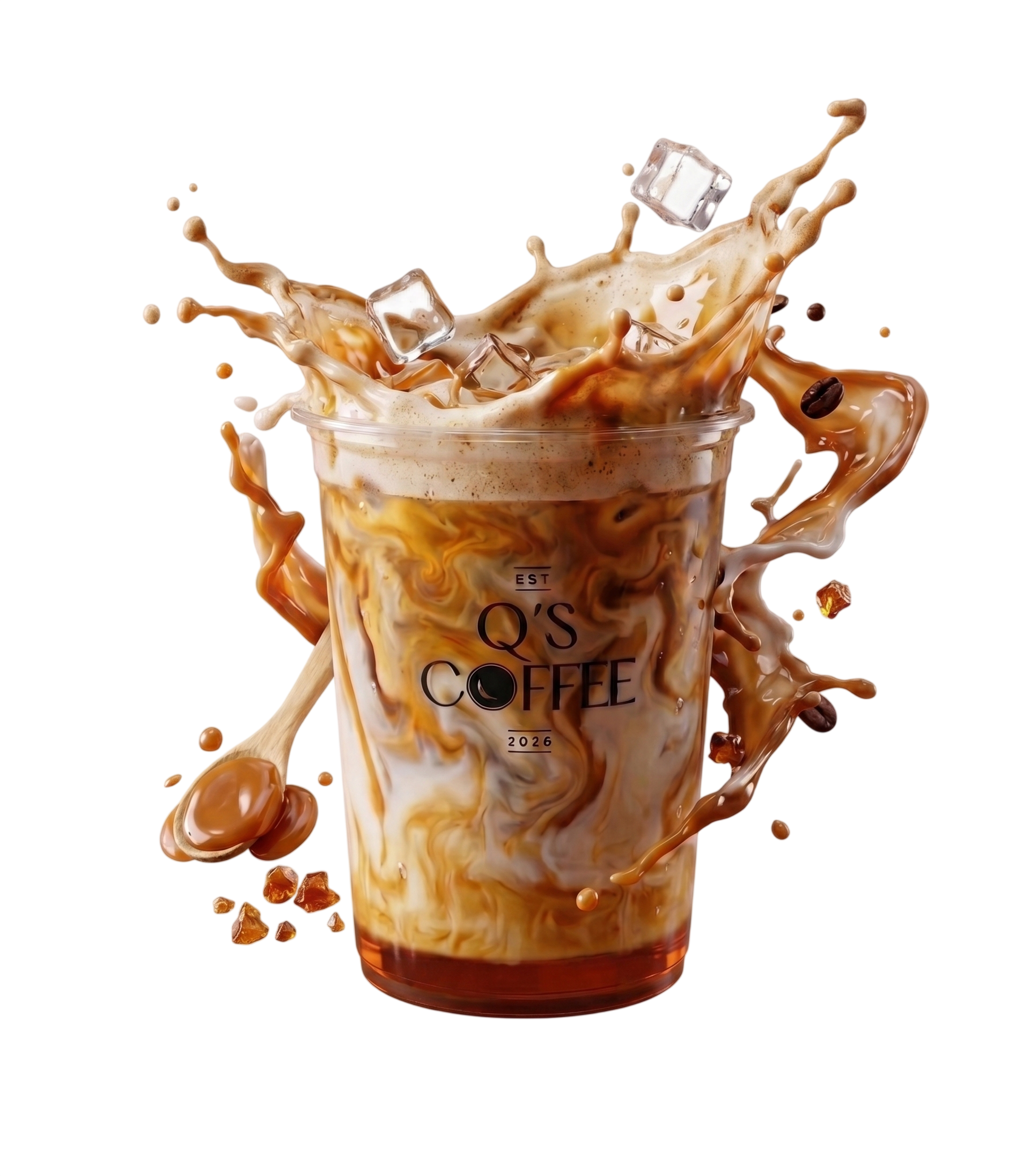 Iced caramel splash